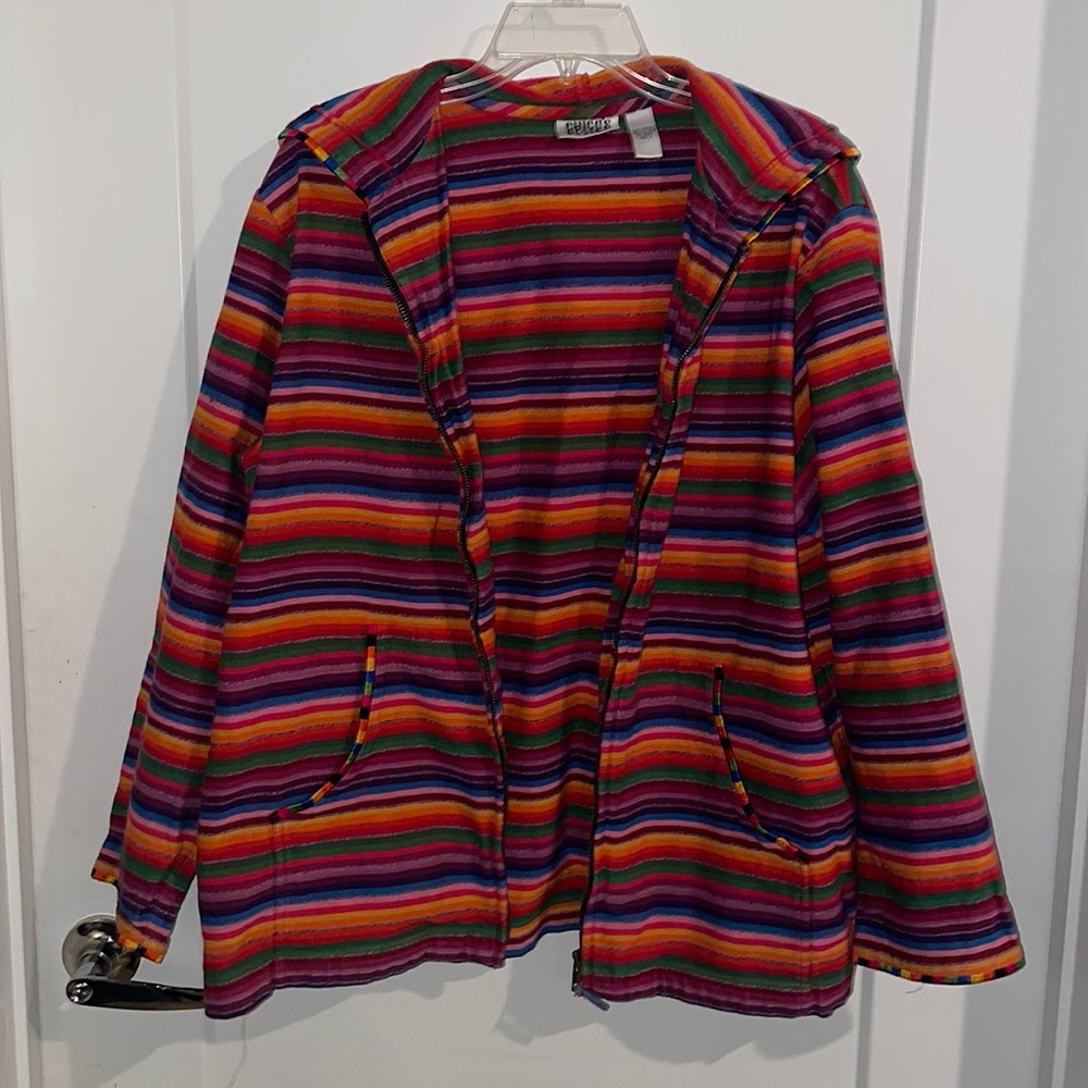 Rainbow Zip Up Hoodie